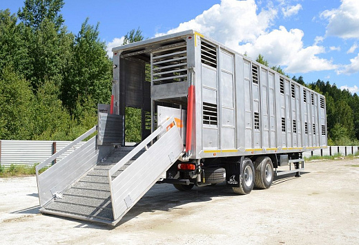 Полуприцеп для перевозки скота Тонар-98262 (2 яруса)