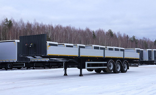 Полуприцеп бортовой с кониками Тонар B3-13/K